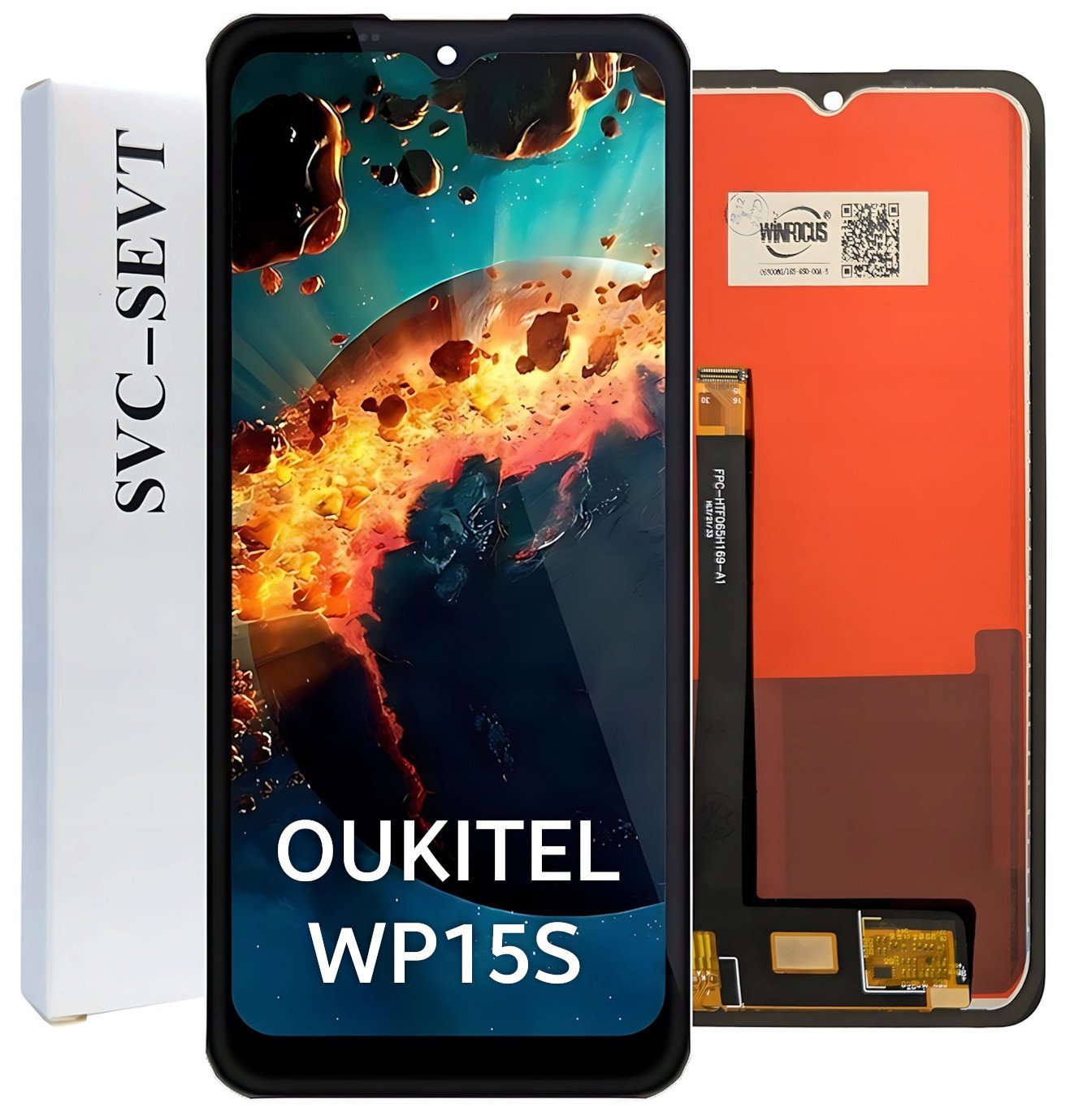 Zila Wyświetlacz do Oukitel WP15S Ekran LCD Oryginał (5904858345830)
