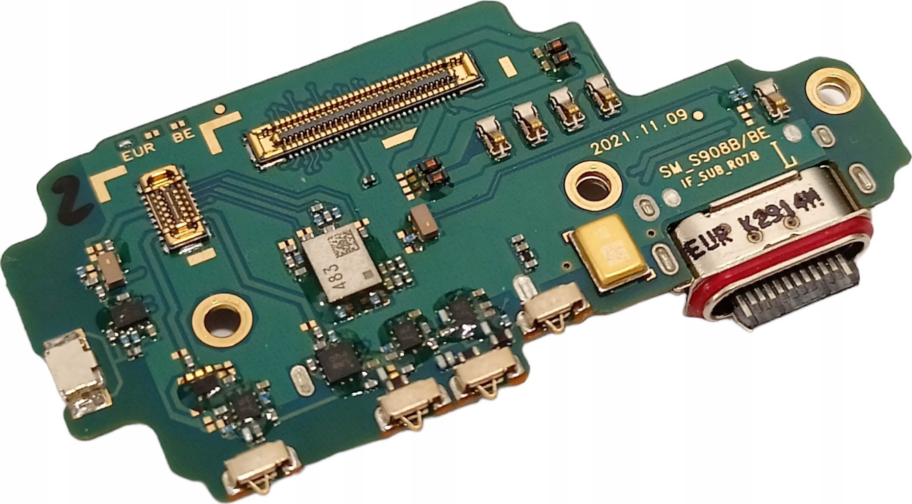 ORYGINAŁ PŁYTKA GNIAZDO ŁADOWANIA USB DO SAMSUNG S22 ULTRA