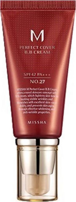 Missha M Perfect Cover BB Cream SPF42/PA+++ Rozświetlający BB Krem No. 21, 20 ml