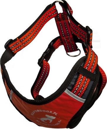 All For Dogs Szelki sportowe czerwone r. XS 34-54cm