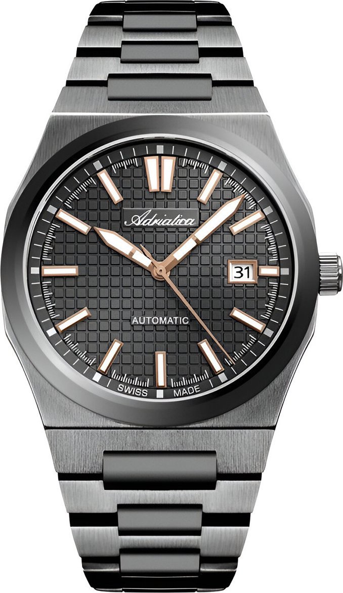 Zegarek Adriatica Zegarek męski Adriatica A8326.S1R6A szary