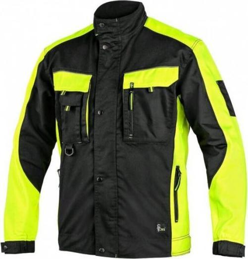 CXS BLUZA/KURTKA CXS SIRIUS BRIGHTON CZARNO-ŻÓŁTA ROZM.56