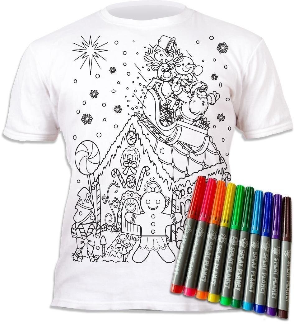 Koszulka do wielokrotnego kolorowania Piernik 5-6