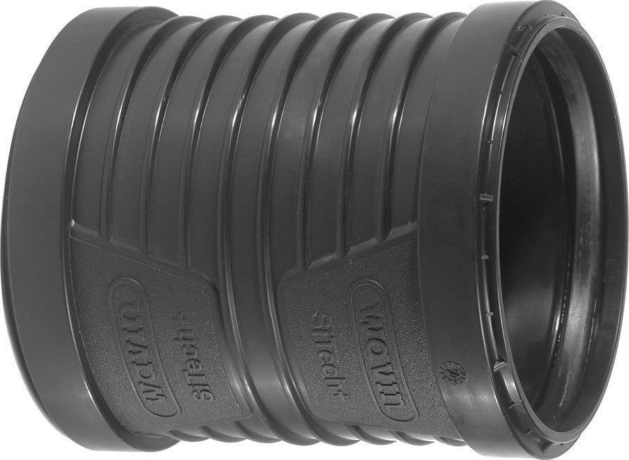 Wavin Złączka dwukielichowa 160, SiTech+ czarny