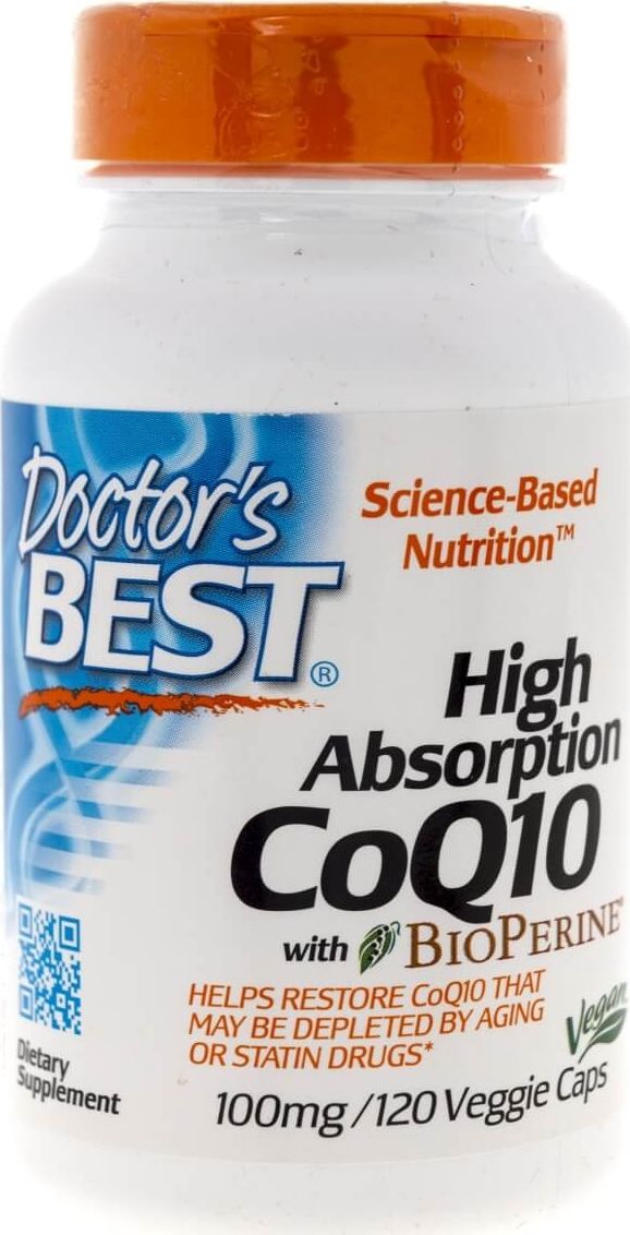 DOCTORS BEST Doctor's Best Koenzym Q10 100 mg - 120 kapsułek
