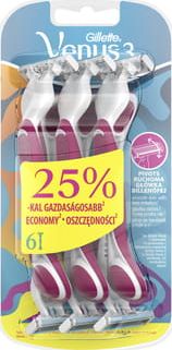 Gilette Maszynka GILLETTE Simply Venus3 Plus Pink 6 sztuk - 7702018426232