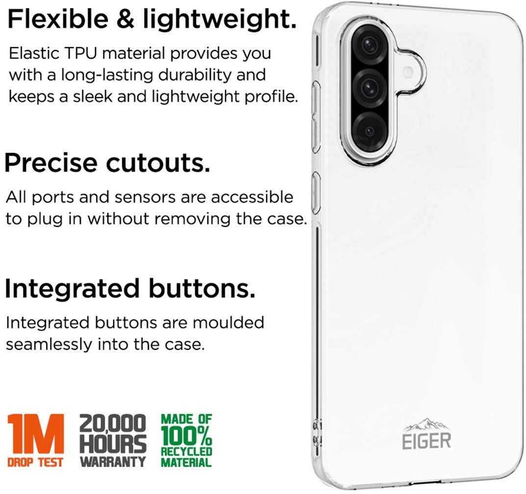 Eiger Grip Case GRS Galaxy A36/A56 transparent