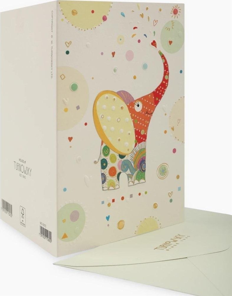 Turnowsky Karnet B6 + koperta Słoń