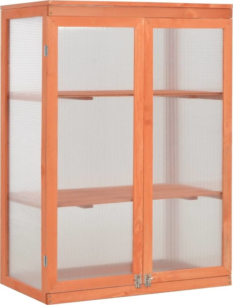 vidaXL Miniszklarenka 75 cm x 47 cm x 109 cm (170646)