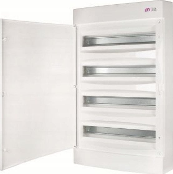 Etipo Obudowa ETI Polam 001100321 natynkowa 4x18 modułowa drzwi białe ECT 4x18PO-s