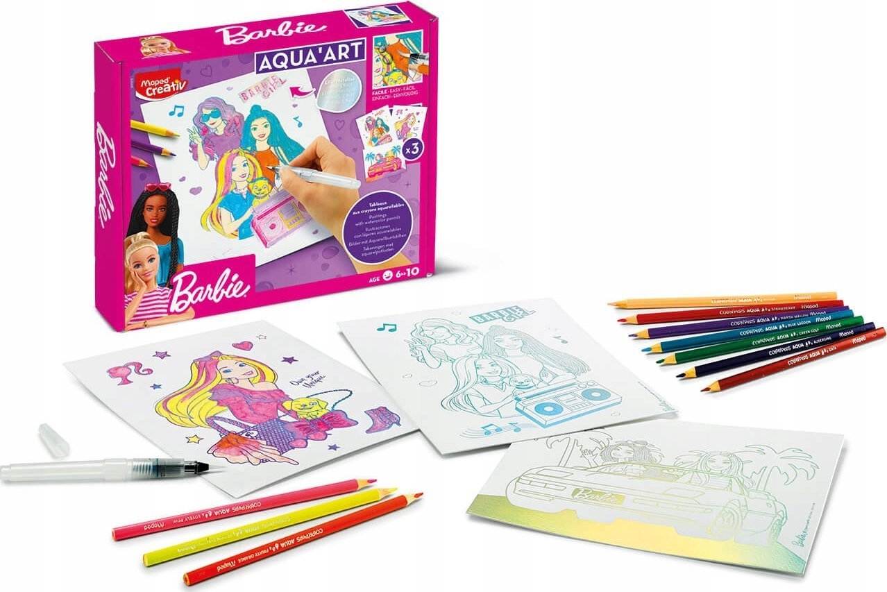Maped *****CREATIV Aqua Art obrazy akwarel.Barbie 907073