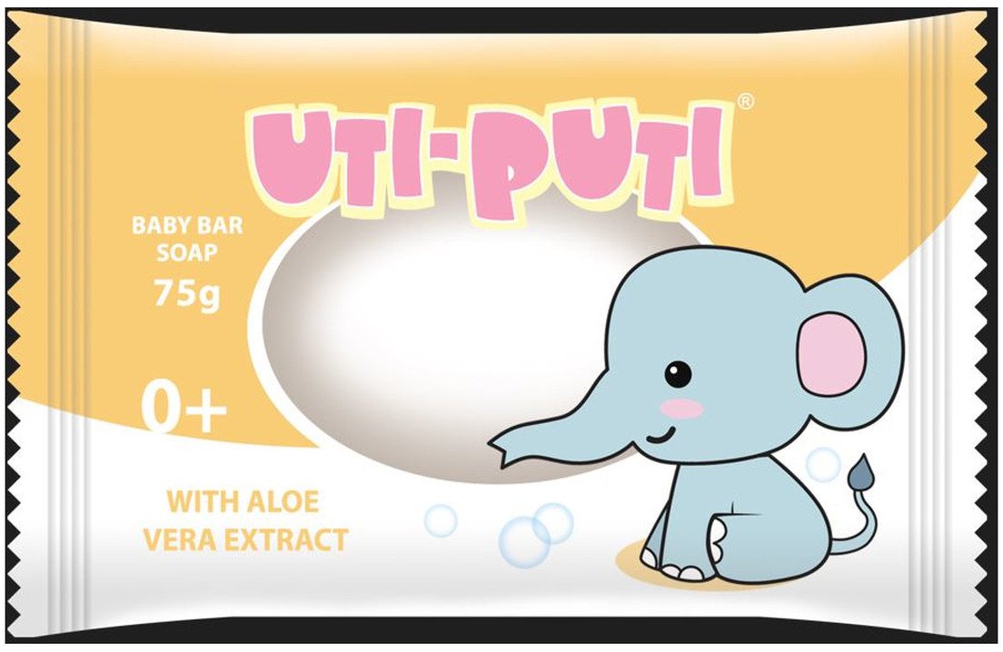 SLABOZANSKIJ MILOVAR UTI-PUTI mydło w kostce dla dzieci z aloesem, 75g