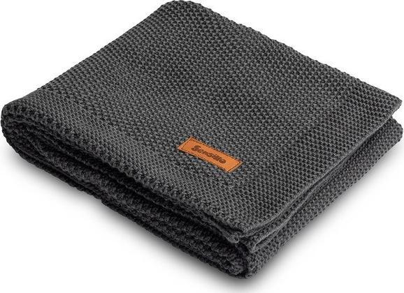 Sensillo KOC DZIERGANY BAWEŁNA 100X80 GRAFITOWY 4325/6821