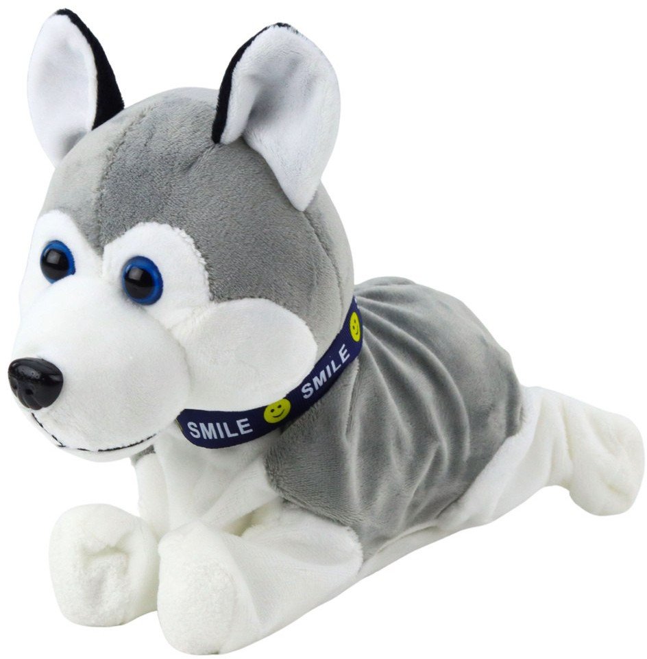 Pies pluszowy interaktywny Husky na baterie