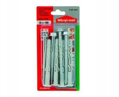 BUSHES HEXKPK 10X100 4PCS