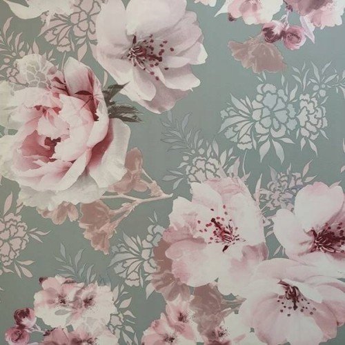 Polami Tapeta ścienna papierowa w kwiaty 10m