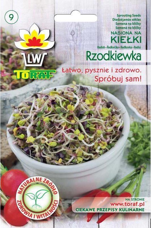 Toraf Rzodkiewka nasiona na kiełki 20g TORAF