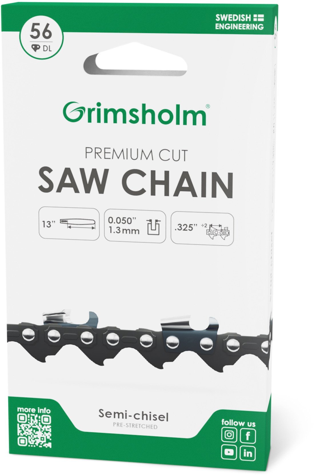 SAW CHAIN PREMIUM 56 DL .325 .050/1.3MM