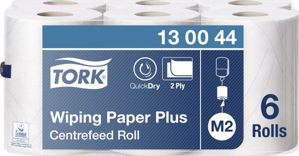 Tork Tork - Czyściwo papierowe w roli, 2-warstwowe, premium - Białe