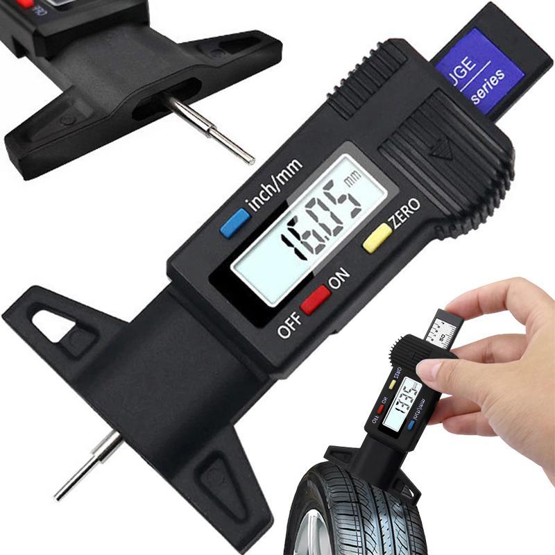 Retoo CYFROWY MIERNIK GŁĘBOKOŚCI WYSOKOŚCI BIEŻNIKA OPON