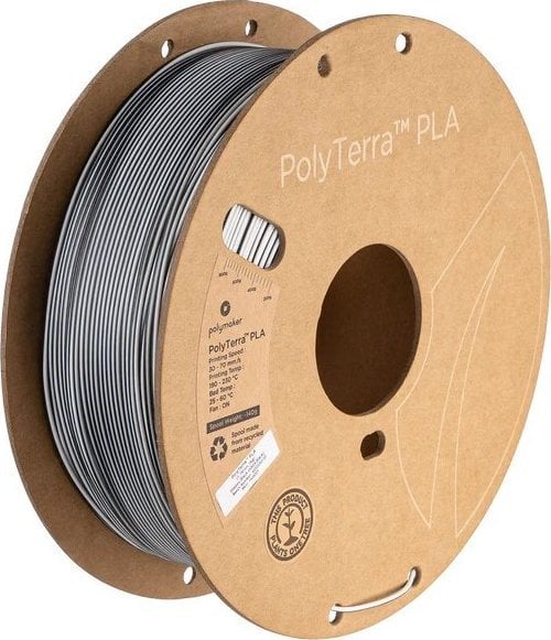 Poly Filament Polymaker PolyTerra PLA Dual Shadow Black 1,75mm 1kg - White-Black}