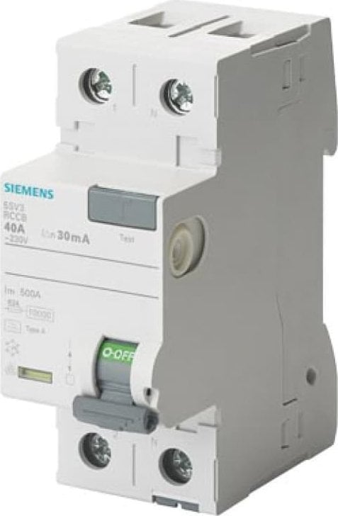 Siemens Wyłącznik różnicowoprądowy 2P 25A 30mA 230V typ F 5SV3312-3