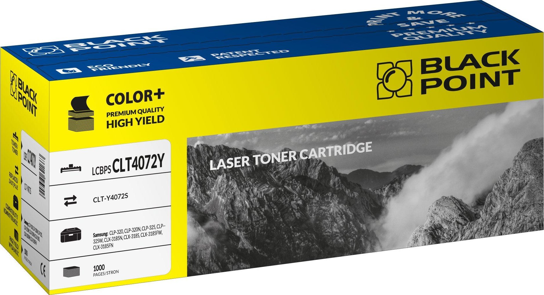 Toner Black Point LCBPSCLT4072Y Yellow Zamiennik CLT-Y4072S (LCBPSCLT4072Y)
