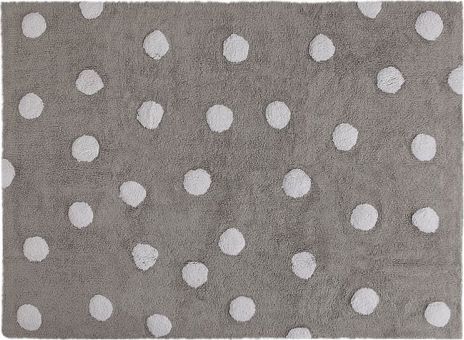 Lorena Canals Lorena Canals Dywan bawełniany Topos Gris/Grey 120 x 160 cm