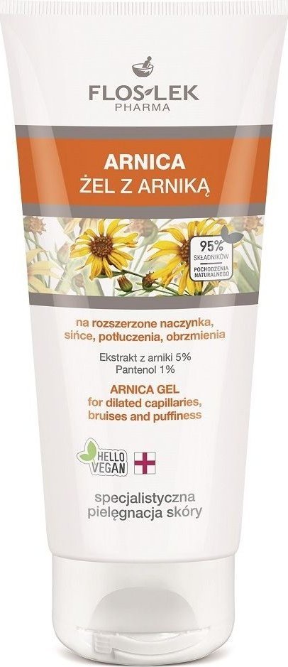 Floslek Żel z arniką na rozszerzone naczyńka, sińce i obrzmienia 200 ml