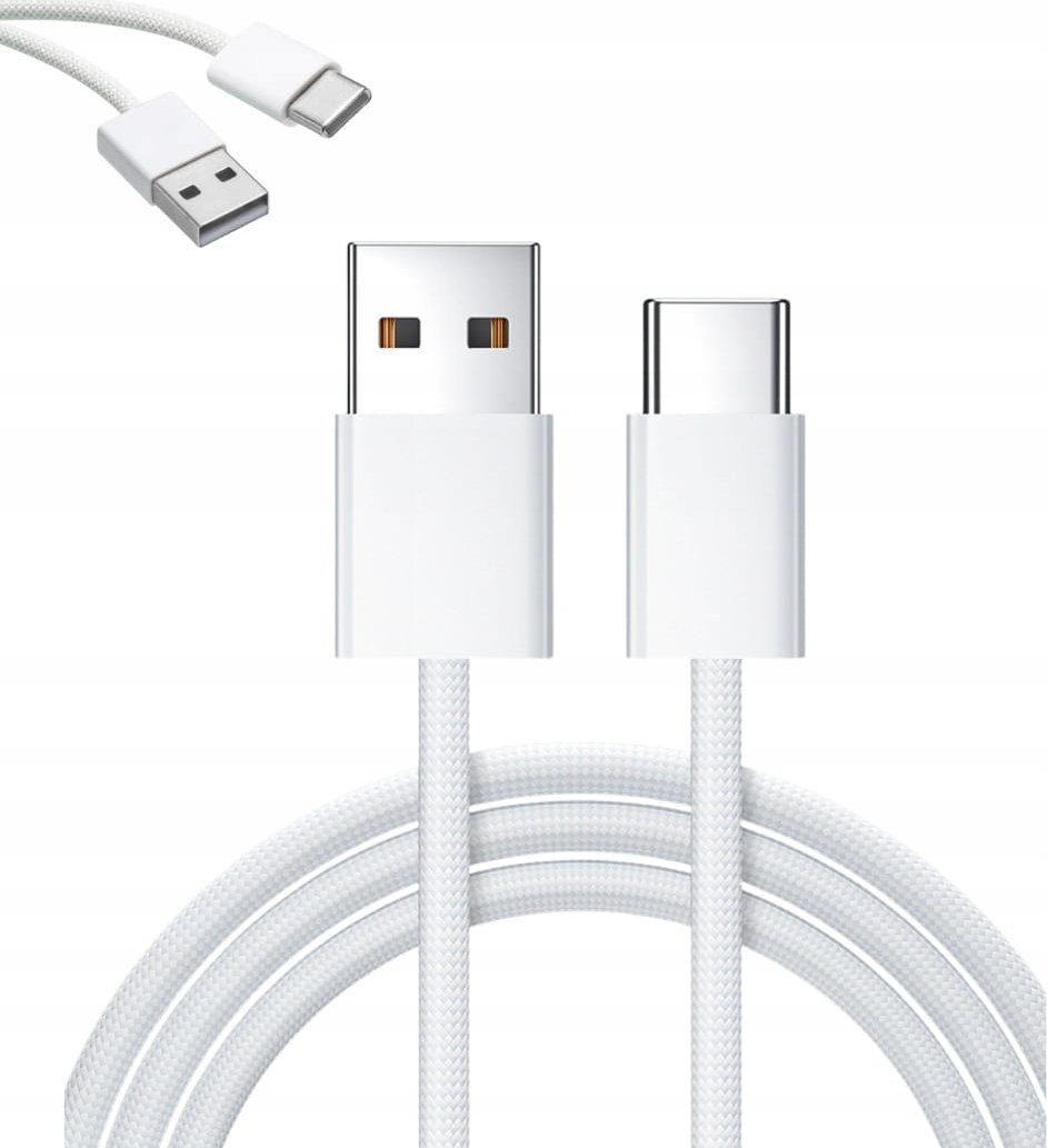 Kabel USB Zenwire USB-A - USB-C 2 m Biały (1000581)
