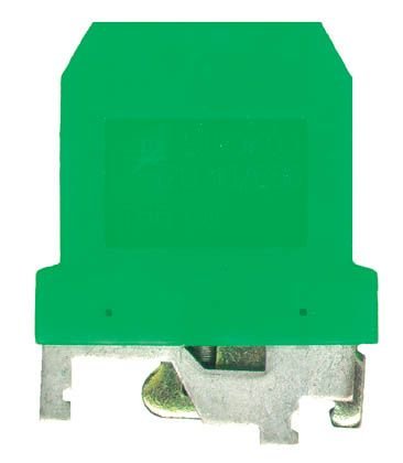 Pokój Złączka szynowa gwintowana ZUO-10/35 żółto-zielona A11-5D3Z/A11-577Z