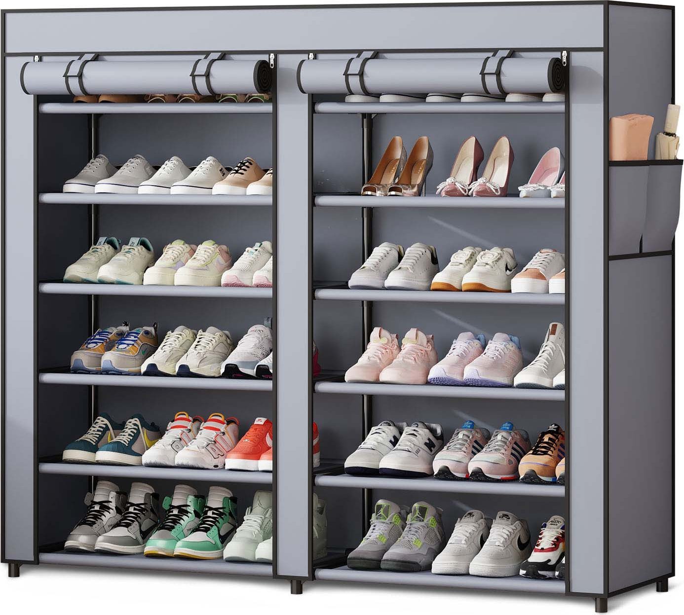 Szafa tekstylna na buty Massido MS-805 grafitowa