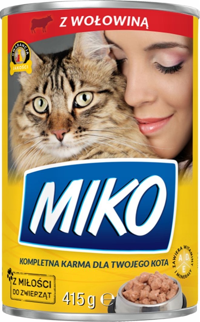MIKO PUSZKA 24x415g z WOŁOWINĄ