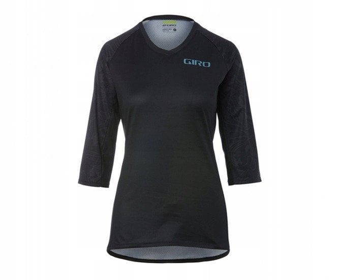 Koszulka damska GIRO ROUST JERSEY 3/4 rękaw black floral roz. S (DWZ)