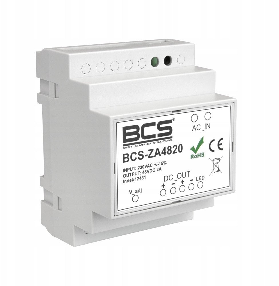 BCS-ZA4820 Zasilacz impulsowy 48VDC 2A BCS