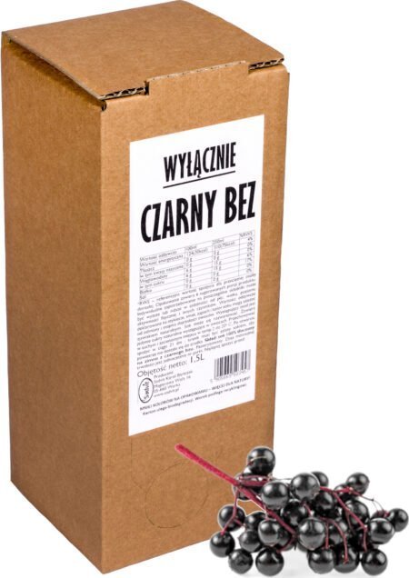 Sadvit Sok z czarnego bzu Wyłącznie CZARNY BEZ 100% 1,5L