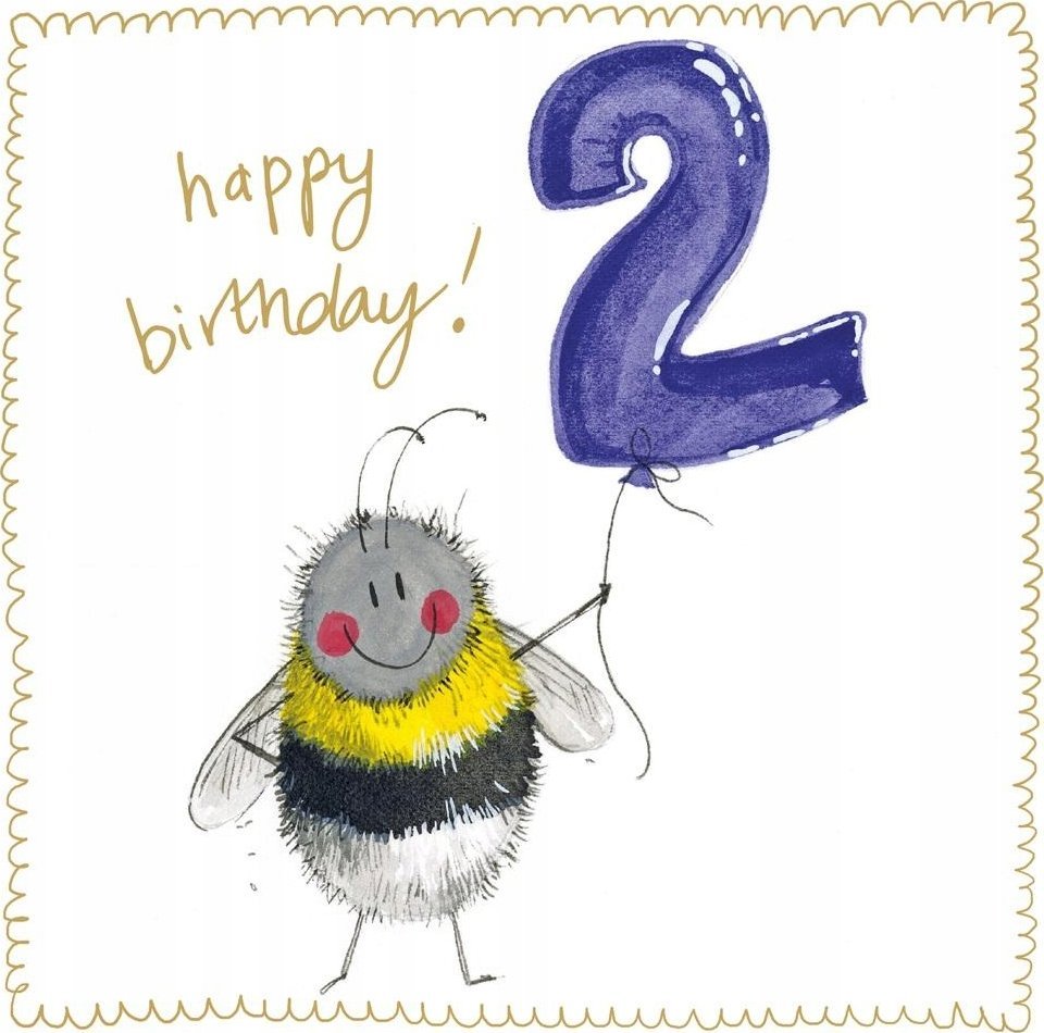 Teka Karnet Urodziny 2 S537 Pszczółka