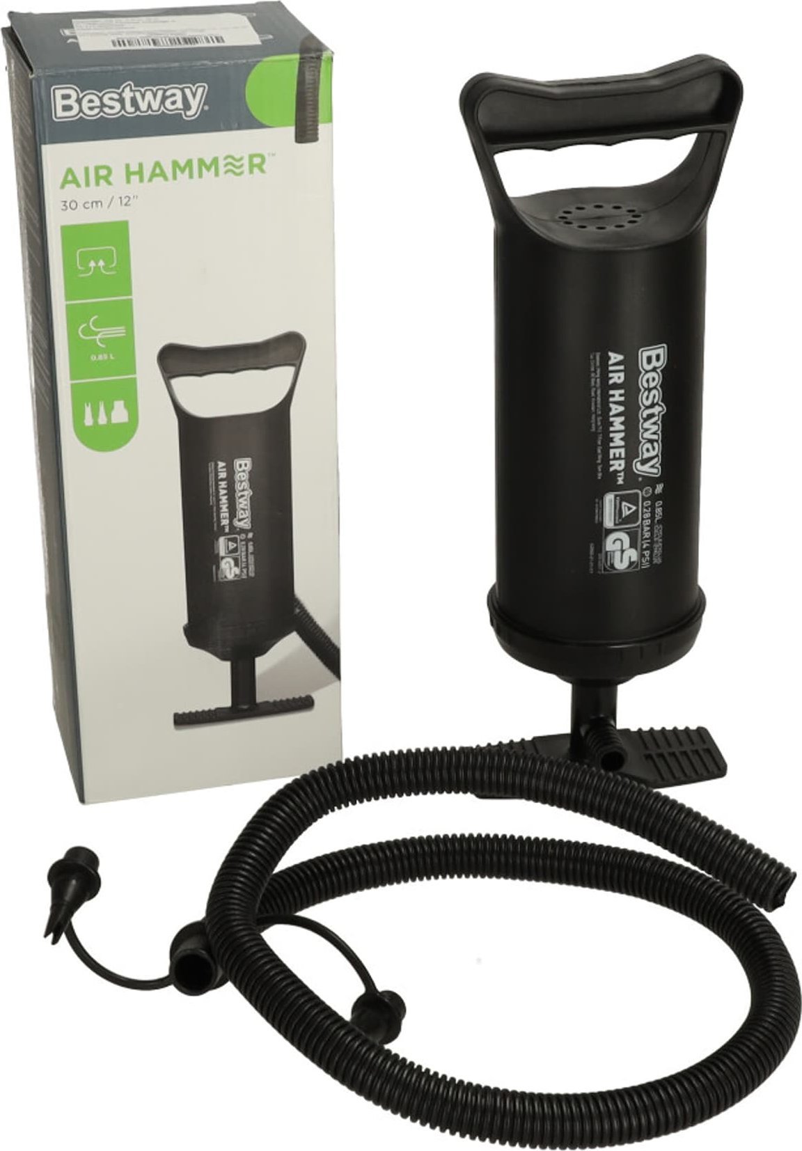 KIK BESTWAY 62002 Pompka ręczna tłokowa 30cm