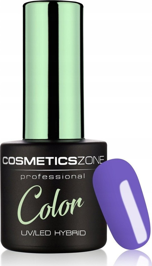 Cosmetics Zone Lakier hybrydowy hipoalergiczny chłodny fioletowy 7ml - Satisfaction 757
