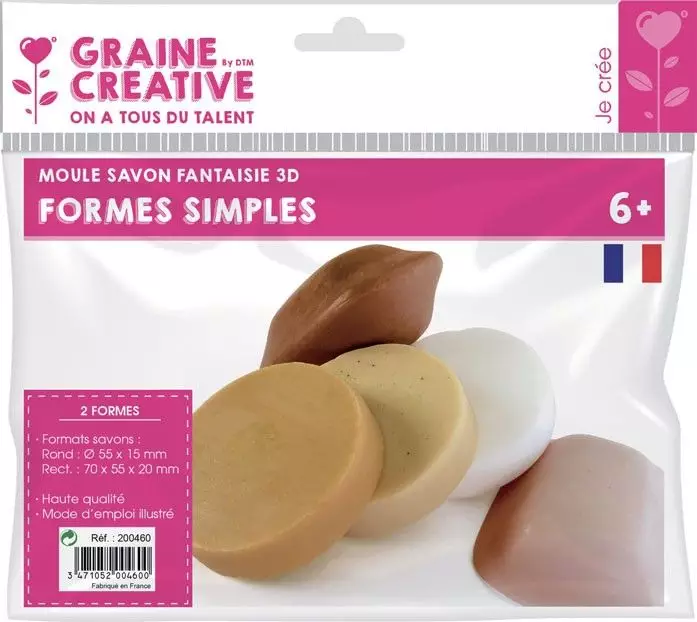 Graine Creative Foremki do mydła Proste Kształty