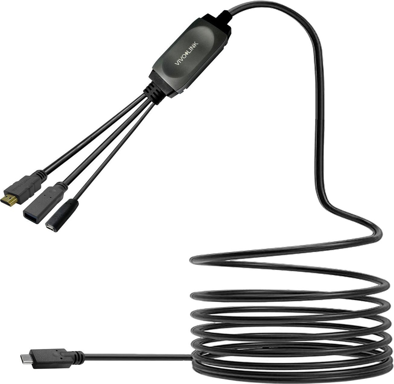 HUB USB VivoLink USB-C HUB Cable with USB3.0 &