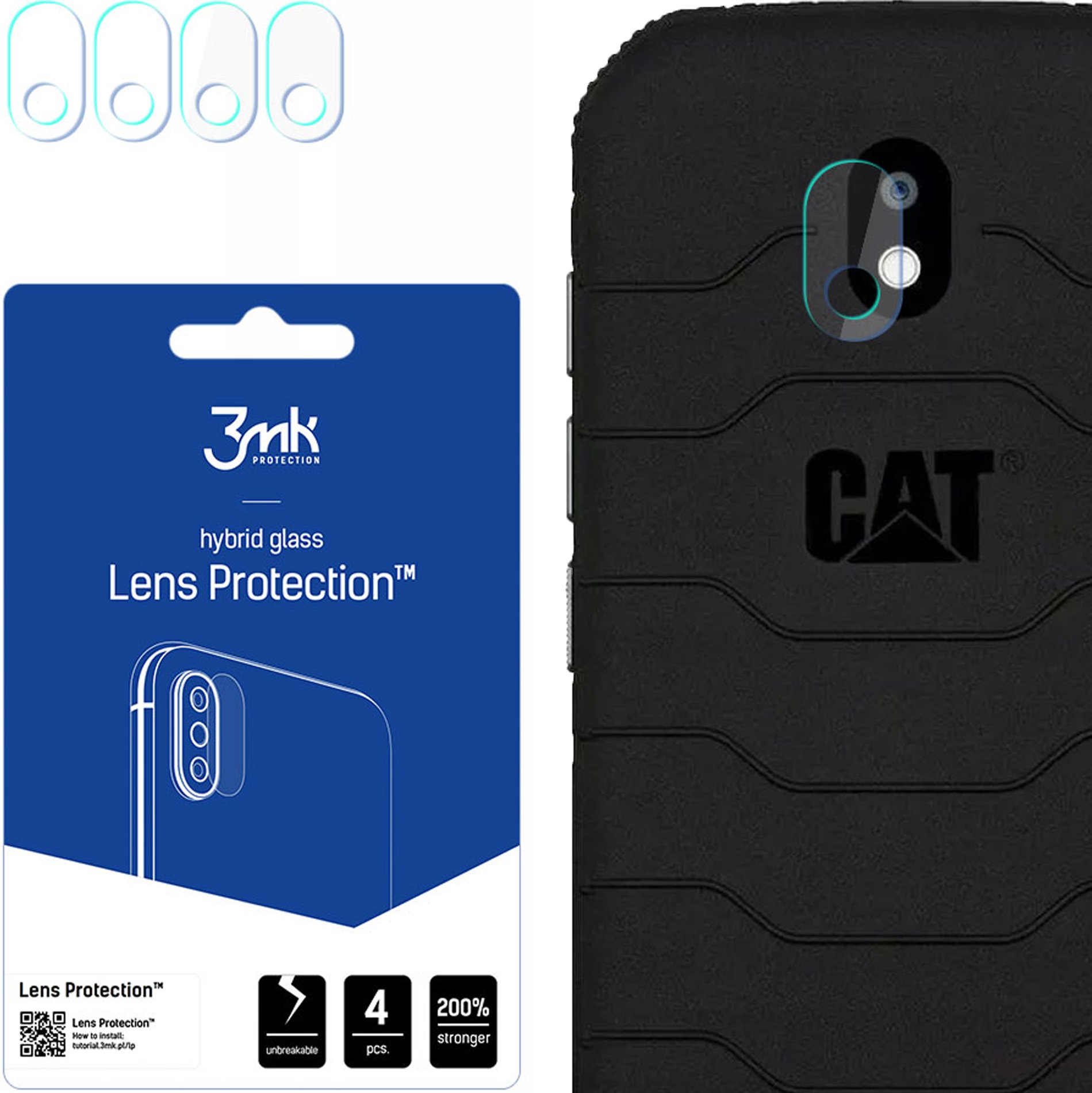 CATERPILLAR S42+ - 3MK LENS PROTECTION