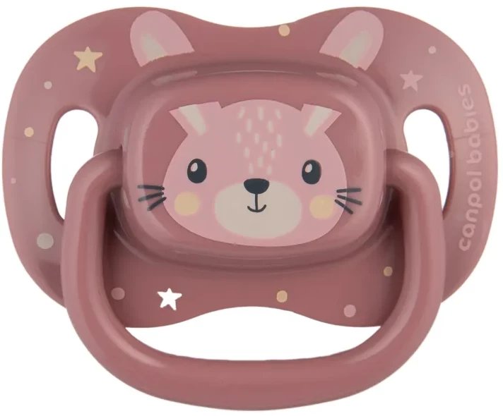 Smoczek symetryczny 6-18 m Cute Animals różowy Canpol babies