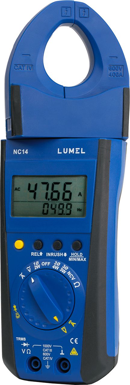 Lumel Miernik cęgowy mocy 400A AC/DC, z atestem (NC14 100P1)