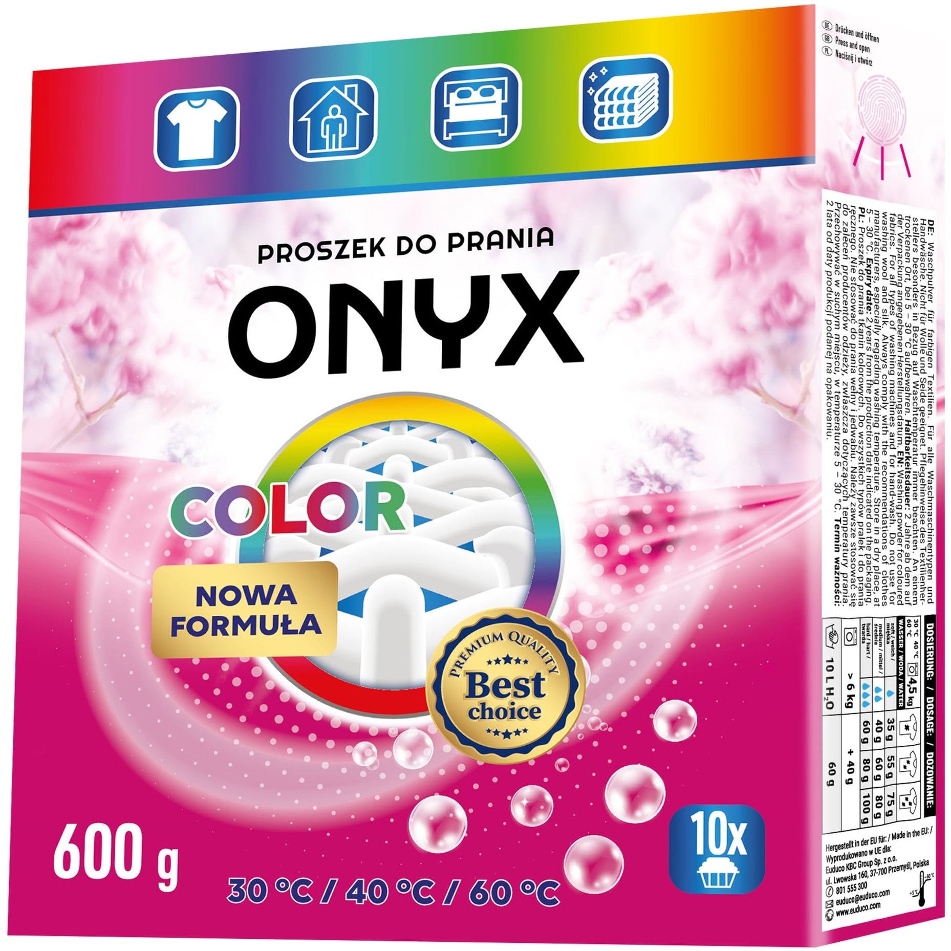 ONYX Proszek do prania (10 prań) - Color 600g