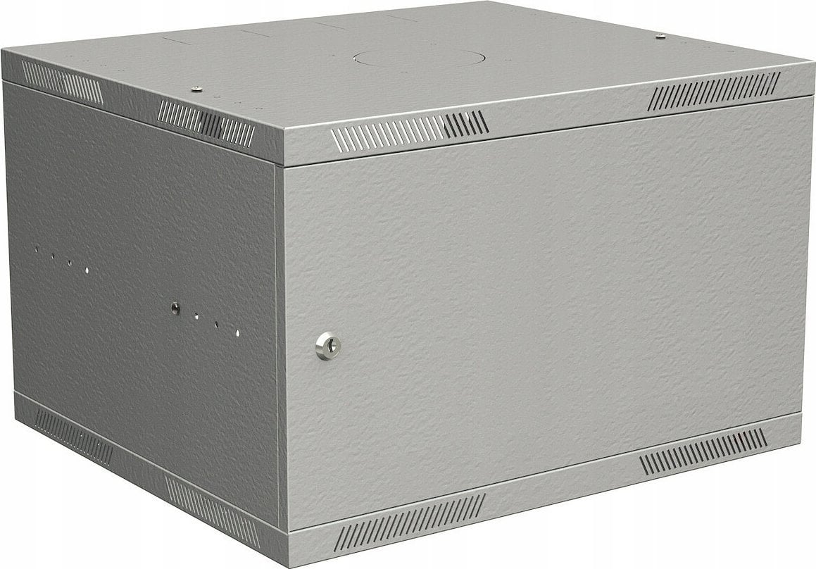 Solarix Solarix szafa naścienna SENSA LITE 9U 450mm, składana, blacha drzwiowa, RAL 7035