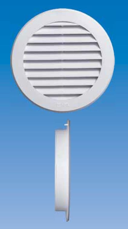 Maxpol Kratka okrągła fi125 160mm biała - 077