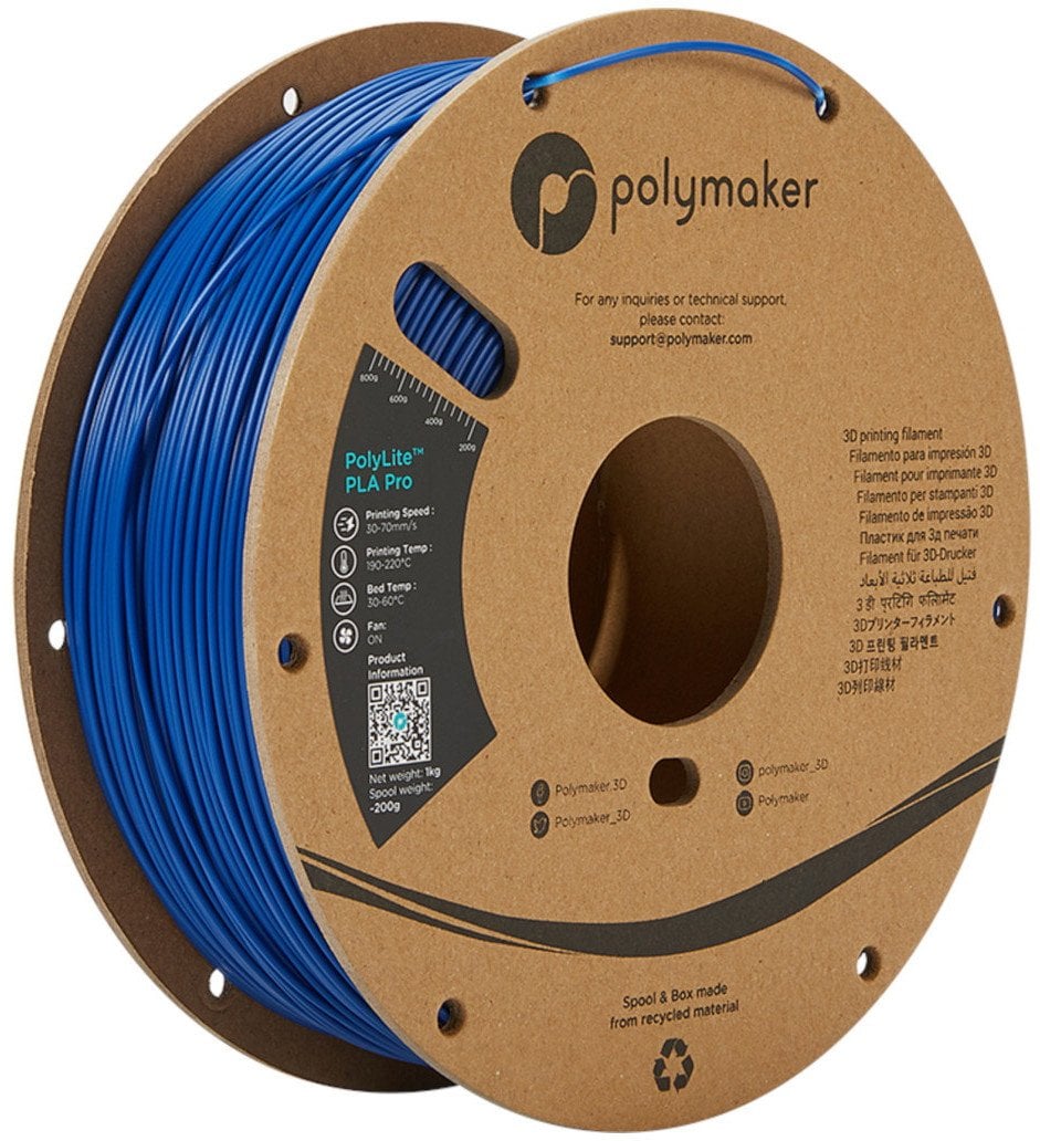 Filament Polymaker PolyLite PLA Pro 1,75mm 1kg - Blue}