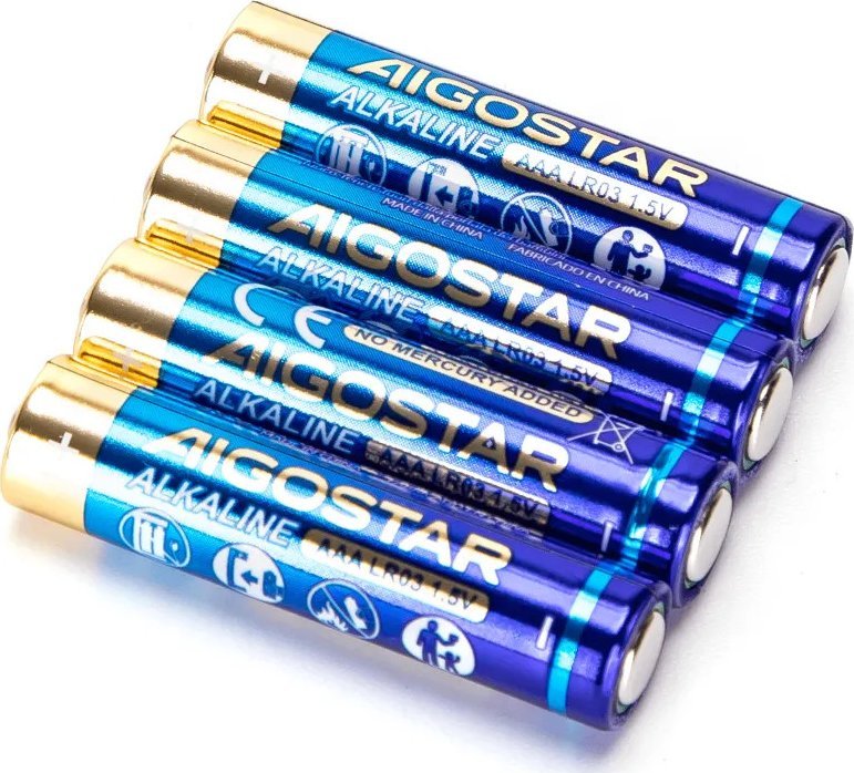 Aigostar Bateria alkaliczna LR03 AAAV 1.5 4 szt. Bateria alkaliczna LR03 AAAV 1.5 4 szt.