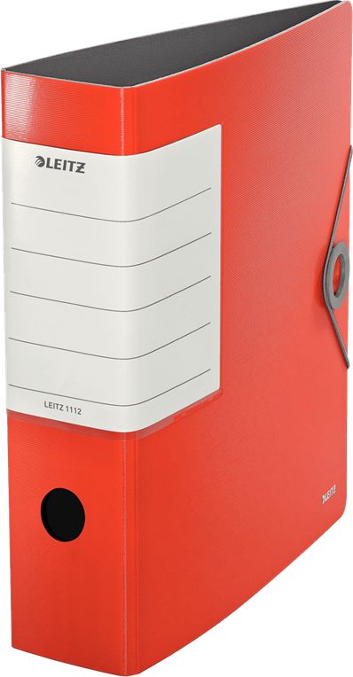 Segregator Leitz 180° Active Solid dźwigniowy A4 82mm czerwony (11120020)